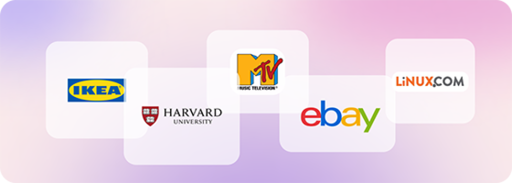 Logos of companies websites powered by Joomla